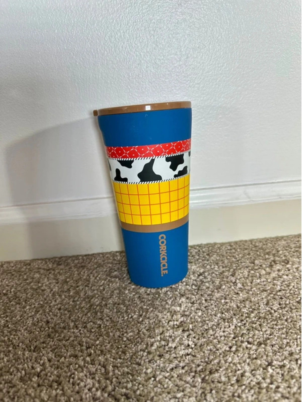 Corkcicle Disney Toy Story Woody 16 oz Tumbler Travel Coffee Cup With Lid